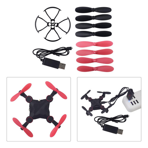 Drone Blades Guards Con 8 Hélices Para Hs190 901s Piezas Y