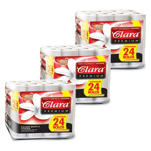 Papel Higiénico Clara Doble Hoja 3 Pack + Ahorro!