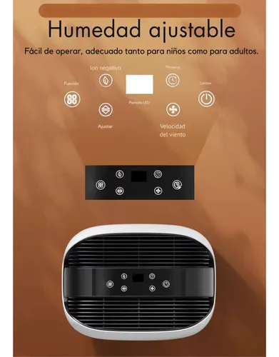Deshumidificador 20l Digital Programable Hasta 52m2 Blanco Blanco