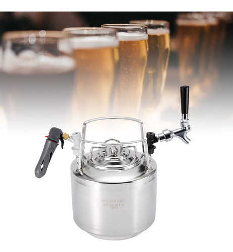 Barril De Cerveza De Cola De Acero Inoxidable Con Kit De Gri