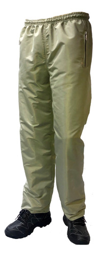 Pantalon Impermeable Con Trampa Nieve Ski Gris - Jeans710