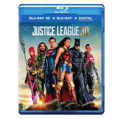 Blu-ray Justice League / La Liga De La Justicia 3d + 2d