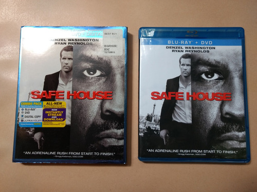 Safe House Bluray+dvd Con Slipcover Denzel Washington