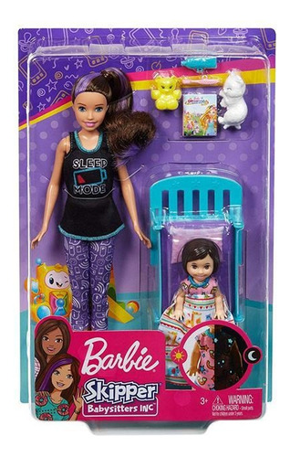 Mattel Barbie Niñera Brillo