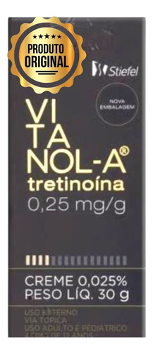 Vitanola 0.25mg Creme Dermatólogico 12+ Cuidado Facial Todo Tipo De Pele