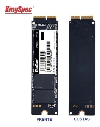SSD 256GB NVMe KingSpec para MacBook Pro, Air | MercadoLivre