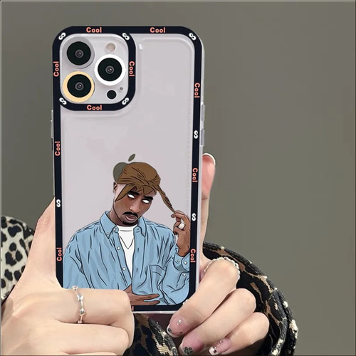 Funda De Teléfono Rapper 2pac Singer Tupac Para iPhone 11, 1