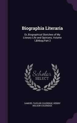 Libro Biographia Literaria - Henry Nelson Coleridge