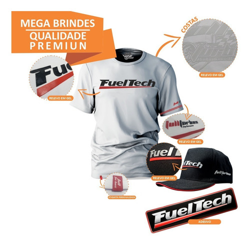 Fueltech Ft300 S/ Chic + Mega Brinde Camiseta Branca Gel+bp