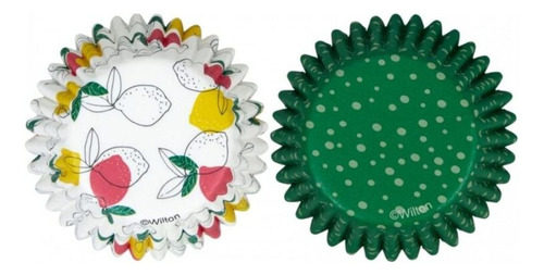 Capacillo Mini Diseño De Frutas C/100 Pzas Wilton