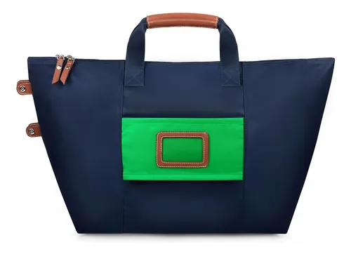Longvoyage Bolso Mujer - Sac Travel Bag, Marino, Viaje