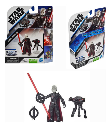 Star Wars Dark Grand Inquisitor Fleet Hasbro (Usado)