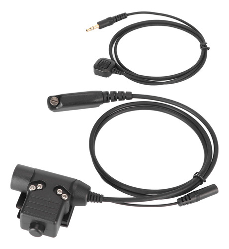 Cable Adaptador Ptt Para Auriculares Push To Talk, Portátil
