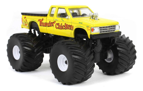 Greenlight 1989 Chevrolet S-10 Thunder Chicken Kings Of Crun Color Amarillo