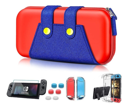 Kit De Accesorios Con Estuche Para Nintendo Switch- Travel