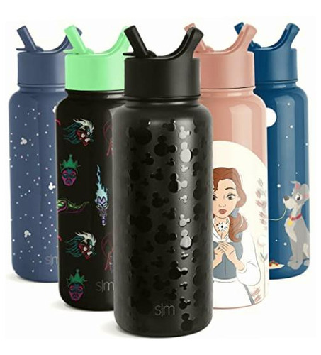 Simple Modern Disney Water Bottle With Straw Lid Vacuum Color D-mickey 4d