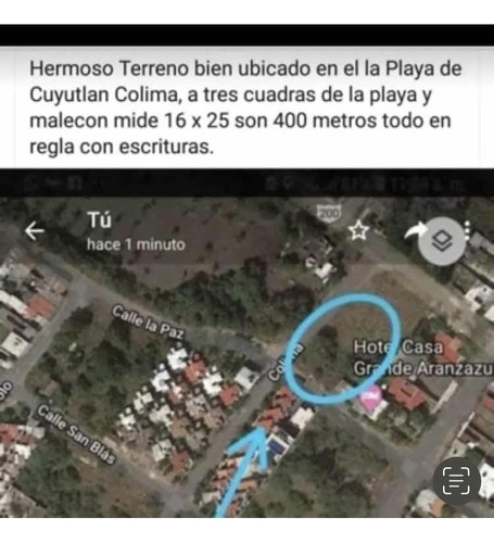 Venta De Terreno En La Playa De Cuyutlan Colima