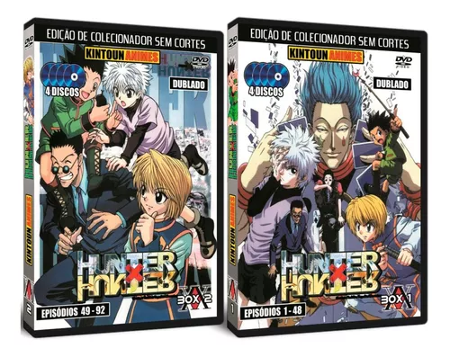 Dvds Hunter X Hunter Série Clássica Completa E Dublada