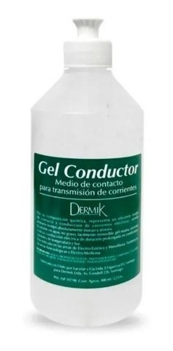 Gel Conductor Corriente Electrodos Dermik