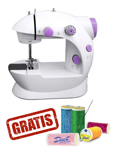 Imagen 1 de 6 de Mini Máquina Coser Portátil Automática 2 Veloc Pedal Coats