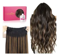 Comprar Extensiones De Cabello Con Alambre, Cabello Natural 16 
