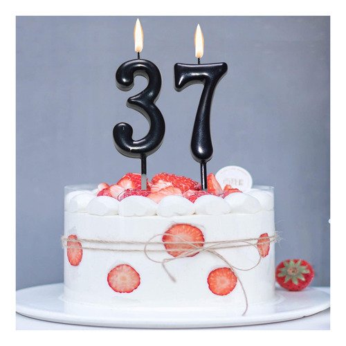 10 Piezas Velas Numerales De Cumpleaños, Velas Numerales De