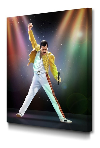 Cuadro Freddie Mercury Moderno En Lienzo Foto Canvas