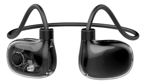 Auriculares Inalambricos Bluetooth Open Ear Deportivo C/ Mic Negro