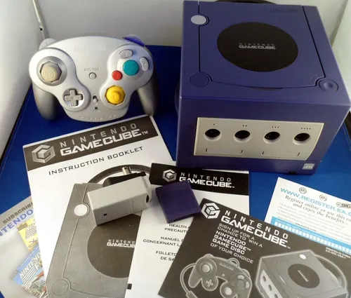 Game Cube Com Controle Sem Fio E Memory Card, Manual (Usado)