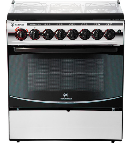 Cocina Mademsa 6 Platos Diva 870 Inox Nueva