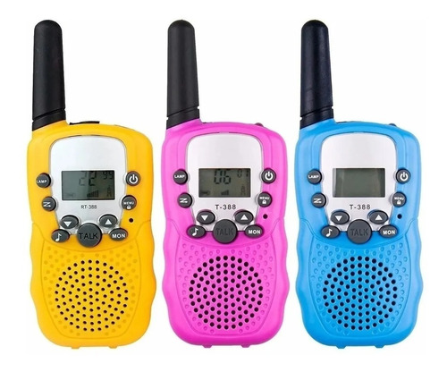 Pack 2 Radio Walkie Talkie Woki Toki + Linterna Xl Pro