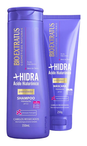 Kit Mais Hidra Shampoo E Máscara Bio Extratus