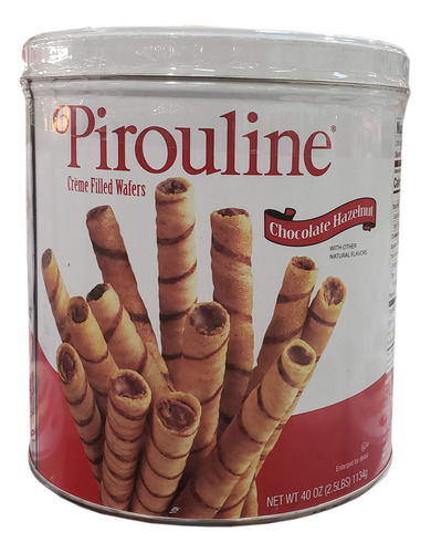 Pirouline Obleas Rellenas De Crema De Chocolate Y Avellana,