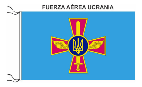 Bandera De La Fuerza Arérea De Ucrania 90 X 150 Cm