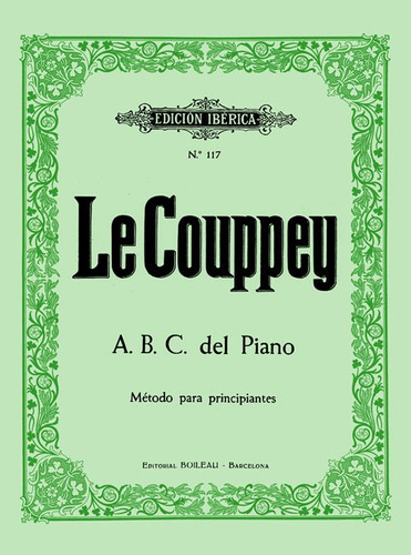 Libro A.b.c. Método Principiantes - Le Couppey, Felix