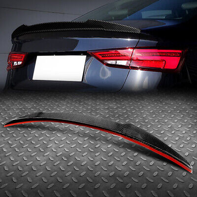 For 14-20 Audi A3 Rs3 S3 Sedan Carbon Fiber V-type Rear  Zzf