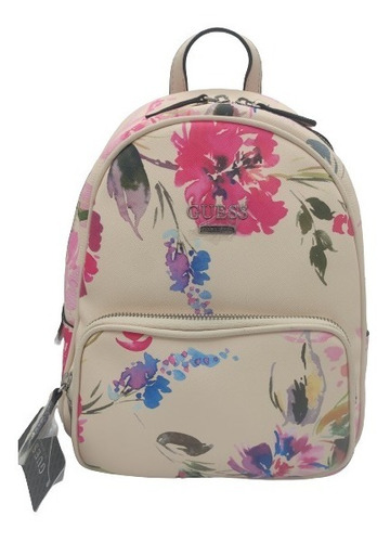 Guess Mini Mochila Modelo Hutchinson Color Floral (usa)