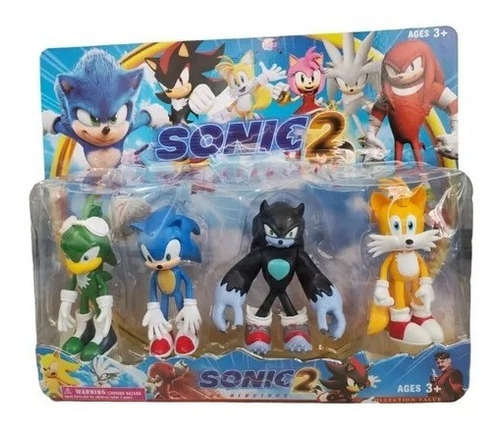 Muñecos Juguetes Coleccionables Carreras Sonic Impulso