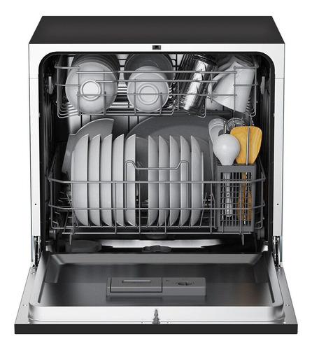 Lava-louças Eos Premium 10 Serviços Preto Ell08p 110v