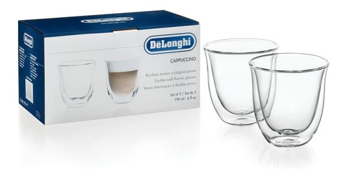 Delonghi - Vasos De Doble Pared Térmicos Para Capuchino 2uni