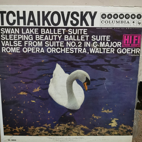 Disco Lp Tchaikovsky-walter Goehr, Swan Lake,ps