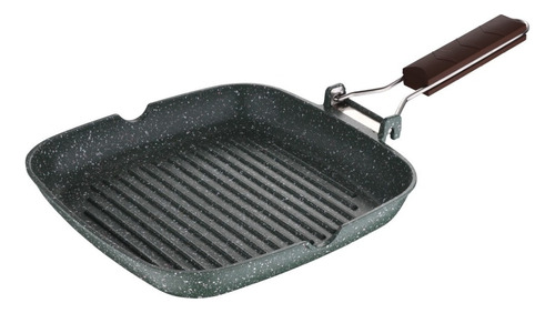 Grill 24cm En Aluminio Fundido Bergner Coleccion Vida