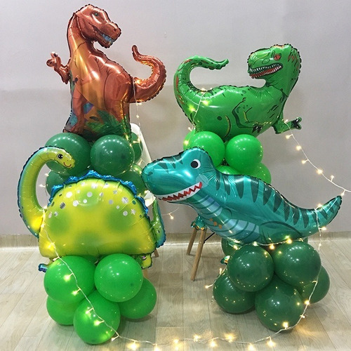 Globo Dino Compatible Jurassic Park Dinosaurio T-rex Latex