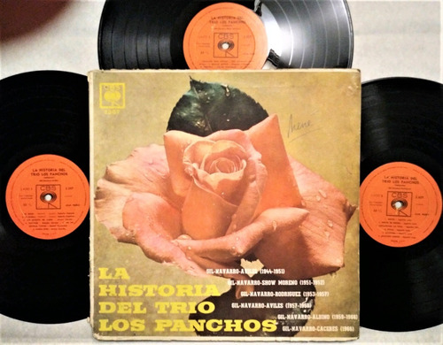 Vinilo Triple La Historia Del Trio Los Panchos 1944 A 1957