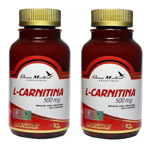 L- Carnitina Pura Gm 180 Capsulas 2x90 Caps. Fitness