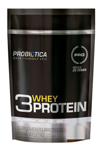 3 Whey Protein - 825g Baunilha - Probiótica