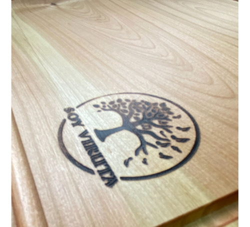 Tabla Aperitivo/parrillera En Madera Lenga 45x15cm Con Mango