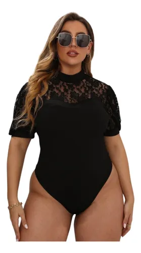 Body Maddy Encaje Talles Grandes Especiales Sexy Fiesta Moda