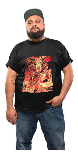 Polera Extra Grande Ghost Rider Cadenas H