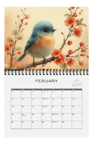 Calendario De Pared Calendario Mensual 2025 Calendario De Pa